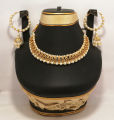 Stylish Pearl Necklace Set with beautiful Earrings-Beautiful Gift. 