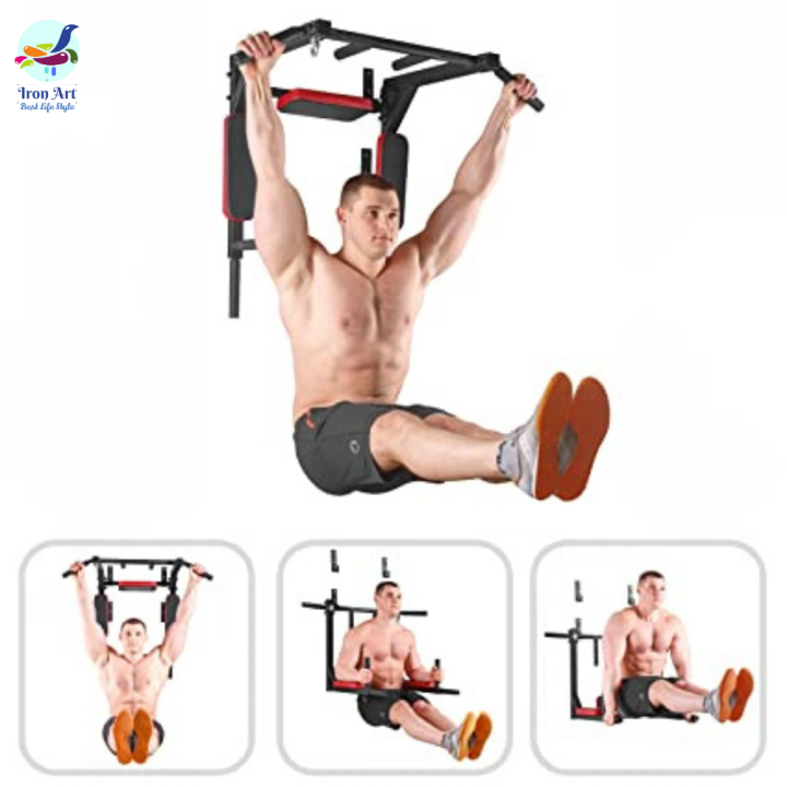 2 in 1 Pull Up Bar Dips Bar