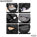 BAGSTREET Fashion Trendy Laptop Backpack 15.6 inch with USB Port, Water Proof, Shock Proof, Unisex Travelling Backpack Durable Casual Business Work Backpack Simple Modern Office Computer Book Bag Best Gift for Men Women. 