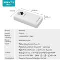 100% Original ROMOSS Power Bank SW10 PF 10000mAh Portable Charger 22.5W USB C, Battery Pack Fast Charging with LED Display 3 Outputs and 3 Inputs External Battery Bank for iPhone 15/1413/12/11, iPad Android and More. 