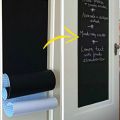 Black Matte Adhesive Chalkboard Contact Paper Vinyl Wall Decal Poster Alternative Bonus Chalks & Marker-Peel & Stick DIY Size. 