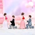 Wedding Couple Ornament Romantic Marriage Proposal Lover Valentine's Day Ornament. 