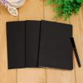 Black cover Notebook diary Vintage 88 pages Blank paper Sketchbook A6 size Retro Graffiti painting for Office supplies School stationery Creative artists Writing and sketching Personal journal. 
