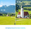 Reolink RLC-511WA 5MP Wifi Two Way Audio 5X Optical Zoom Outdoor Security Camera (Refurbished). 