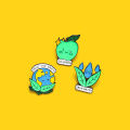 Save the Earth Enamel Protect Environment Brooches Bag Clothes Lapel Pin Badge. 