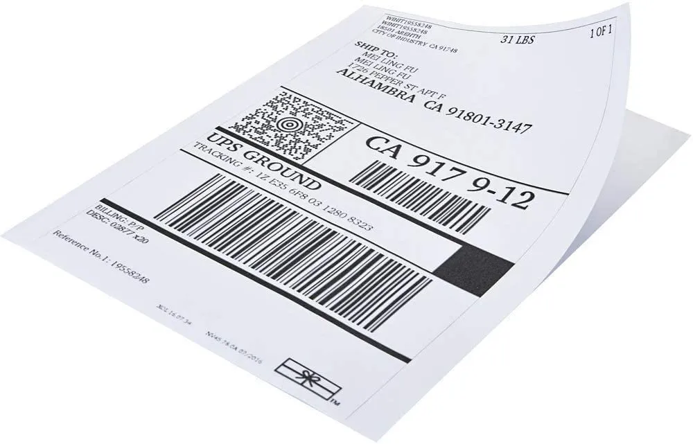 A4 Sticker Paper Sheet For Shipping Labels Printable Pack of 10 | Daraz.pk
