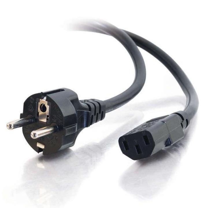 Power Supply Cable for Computers, PSU, Power Cord for PC & Monitor and Laptops Multipurpose - Copper - 1.5M - 10A