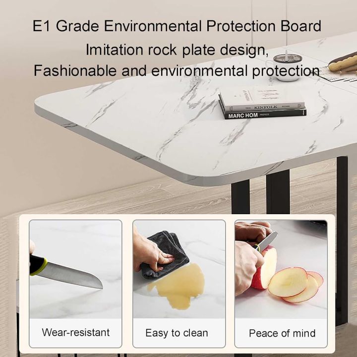 Drop%20Leaf%20Dining%20Table,%20Folding%20Dining%20Table%20with%206%20Wheels,%20Multipurpose%20Collapsible%20Drop%20Leaf%20Extension,%20E1%20Grade%20Environmental%20Protection%20Plate,%20Carbon%20Steel%20Bracket,%20Foldable%20Forms%20-%20Image%204