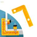 90 Degree Positioning Squares Right Angle Clamp Orange Woodworking Tool 3 Inch. 