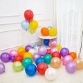 Pack of 25/50/100 Pieces Multicolor 12" Rainbow Latex Balloons Assorted Colors for Vibrant Birthday, Baby Shower, Wedding Party Decorations. 