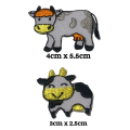 Sacrifice Animals Cow Goat Camel Sheep Set Embroidered Iron On Patch Sew On Badge For Jeans Jackets Clothes Wallet Bags Applique. 