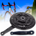 Bicycle Crank Set bicycle Gear Set Crank Set with chains cover for variable speed mountain bike crank set Bicycle chain ring crankset for cycle 3 speed. 