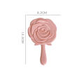 Makeup Mirror Princess Mirror Handle Mirror Hand Held Vanity Mirror Holding A Flower Makeup Mirror In Hand. 