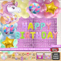 Unicorn Happy Birthday Foil Letter Arch Theme Collection For Girls, Rainbow Color Balloons Unicorn Mylar Balloon, Macaron Ballon Girly Parties Decoration Themes Party Supplies, Birthday Decor Supply, Pre School Class For Party Decor : yPELmbd0. 