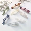 Chic Acrylic Hair Clips Solid Color Hair Claws Hairpins Barrette Crab Elegant Ponytail Clip for Women Girls Hair Accessories. 
