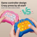 Quick Push Electronic Pop Light Up Games, Decompression Breakthrough Puzzle Game Machine, Squeeze Poppet Sensory Push Pop Bubble Toy, Push Button Toy for Kids Girl Boy Birthday Gift. 