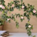 Artificial Rose Vines Artificial Floral Garland for Reception Office Wedding Engagement Ceremony. 