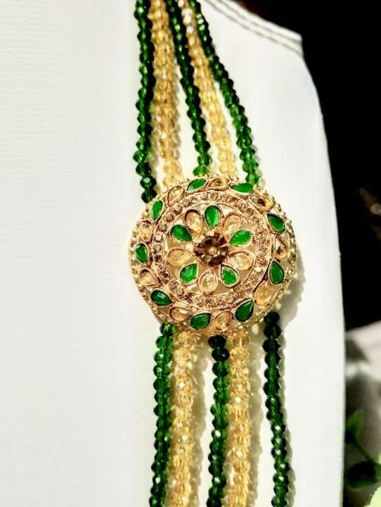 Green%20&%20Golden%20Long%20Mala%20Set%20%7C%20Multi-Layer%20Beaded%20Necklace%20Set%20with%20Matching%20Earrings%20Tikka%20%E2%80%93%20Traditional%20Party%20Jewelry%20for%20Women%20-%20Image%202