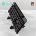 Stainless Steel Keyboard Stand Space-saving Acrylic Keyboard Stand Easy Installation Detachable Keyboard Tray for Computer Transparent Design Ideal for Southeast Asian Buyers Keyboard Display Stand. 