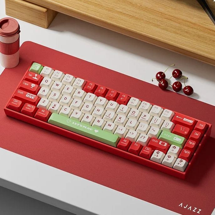 AJAZZ AK680 Gaming Mechanical Keyboard ABS Keycap 68 Keys Wireless Bluetooth / Usb Dongle Keyboard Hot Swap Custom Gasket for Pc Laptop