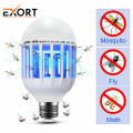 EXORT Mosquito Killer Bulb UV Light Mosquito Killer 2 in 1 LED Bulb Energy Saver 15W LED Light Mosquito Killer Lamp. 