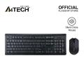 A4Tech 4200NS - NEW ARRIVAL - 2.4G Wireless Keyboard Mouse Combo Set - Silent Clicks Mouse - For PC/Laptop - Black. 