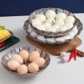 Vegetable Steaming Rack Stainless Steel Folding Food Steamer Net Basket Steamer Scalable Kitchen Tools Gadgets. 
