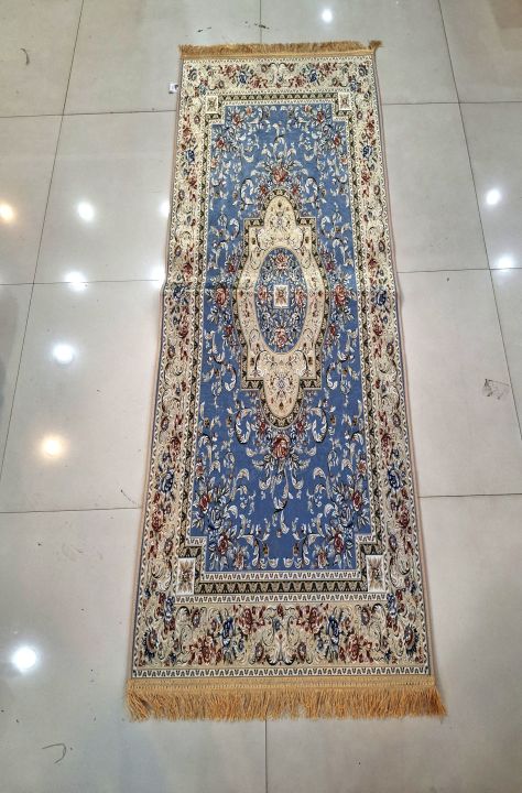 2 ''x 6' Feet  Long Anti slip Runner , Silk Rug, Rug , Silk Carpet , Bamboo Silk Rug , Machine made , Machine Bamboo Rug , Machine carpet