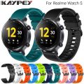 22mm Soft Silicone Strap For Realme Watch S Smart Watch Band Bracelet WirstStrap. 