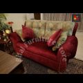 7 Pcs Fabric Stylish Sofa Set in Maroon. 