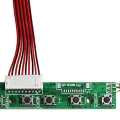 HDMI+AV LCD Controller Board for 15.6Inch B156XW02 LP156WH2 1366X768 with Remote Control 40Pin Signal Keyboard Cable. 