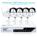 Szsinocam 4CH HD 720P NVR Security System with 4 Pcs Infrared waterproof Wi-Fi Cameras and all accessories (White) updated Model. 
