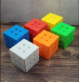 3x3 Force Cubes One Color Rubix Cubes Best Budget 6 Pieces Handmade Qy Toys. 