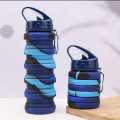 GoBox, Collapsible Silicone Water Bottle/Coffee Cup/Food Basket: Adjustable 500ml/350ml sizes for outdoor fitness, travel, camping, and mountaineering. Portable, foldable, reusable, and leak-proof design. Ideal for kids and easy to carry.. 
