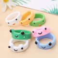 Frog Ring Polymer Clay Resin Rings fAnimal Jewelry for Women Girls Summer Fashion Travel Jewelry Gifts. 