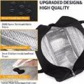 Insulated Food Storage Lunch box Bag to Keep Food Hot or Cold For Office - Large Size Picnic Thermal Bag / Insulated Reusable Lunch Bag for Women and Men with Adjustable Shoulder Strap. 