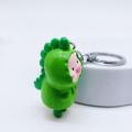 Mobile Key Chain Raincoat Pig Key Chain Summer Raincoat Key Chain Kawaii Animal Key Ring Cute Piggy Key Chain. 