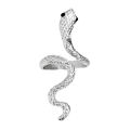 Vintage Retro Punk Ouroboros Head Natural Born Killers Adjustable Snake Serpent Rings. 