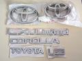 Toyota Corolla Indus LX Limited  Monogram set of 6 Piece. 