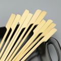 50 Pieces Bamboo Paddle Skewers, Barbecue Natural Eco-Friendly Bamboo Skewers Cocktail Sticks, For Barbecue, Kebabs, Burgers, Fruits, Marshmallows, Cocktails, Buffets Party. 