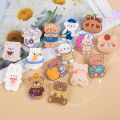 1 Pc/2 Pcs/5 Pcs Cute Cartoon Brooches For Women Girls Sweet Lovely Jewelry Accseeories. 