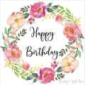 50 Pcs Happy Birthday Stickers. 
