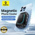 Baseus MagPro 2 Magnetic Mobile Cooler + Wireless Charging & RGB Lighting, Ultra-Thin Ideal for Intense Gaming & Extended Use. 