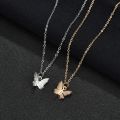 Golden / Silver Never Fade Butterfly Necklace Pendant Cute Necklaces Long Chain Jewellery For Girls | Korean Jewellery  Butterfly Necklace | New Design | Trending Design | Never Fade | Beautiful Necklace For Girls / Women. 