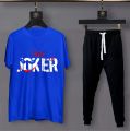 The Joker Printed T shirt With Matching Trouser Half Sleeves Round Neck T Shirts Casual Cotton Sports Wear Plain Trousers Summer Arrival For Men. 