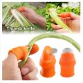 Silicone Thumb Knife Finger Protector Plucking Device for Cutting Vegetable Agricultural Tool Kit Finger Guard Protect Finger. 