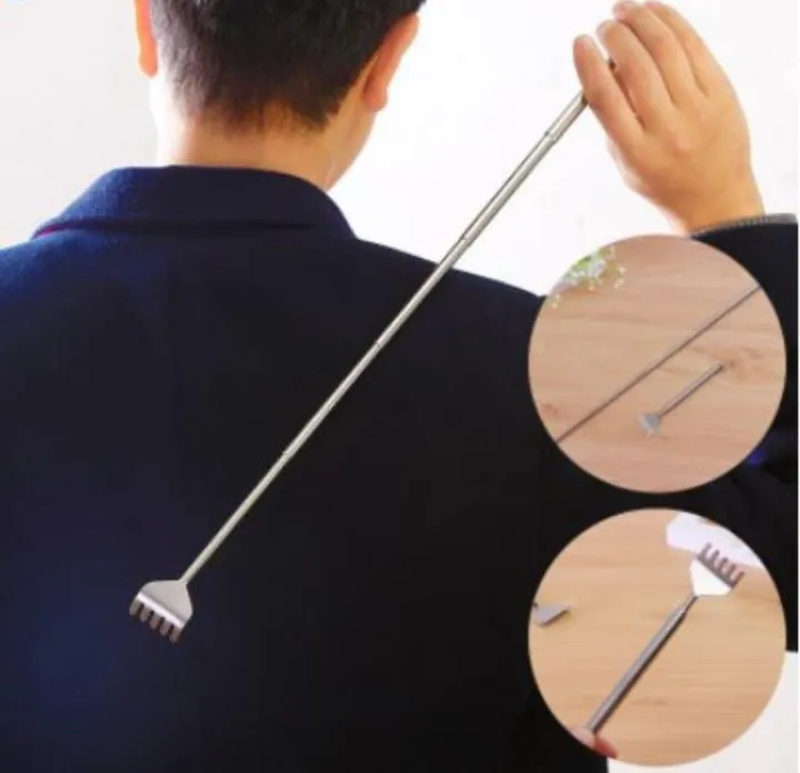 A-S%20%20Portable%20Telescopic%20Back%20Scratcher%20Itch%20Massage%20Tool%20Adjustable%20Steel%20Pen-type%20Clip%20Tickle%20Massage%20Scratch-Silver%20-%20Image%202