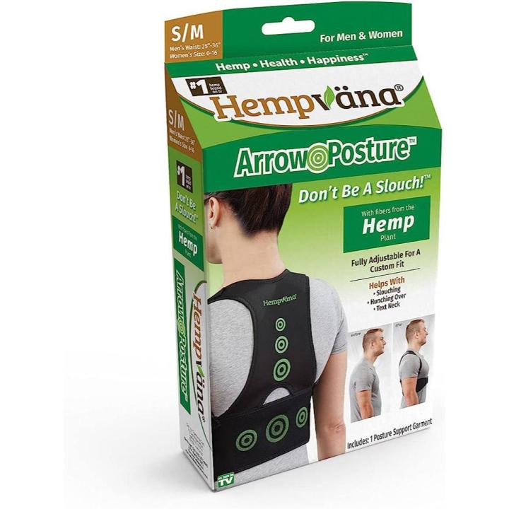Arrow Posture Fully Adjustable Posture Support & Posture Corrector for Upper Body Helps Correct Slouching, Text Neck and Hunching Over