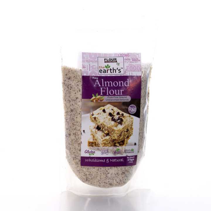 THE EARTH’S RAW ALMOND FLOUR – 370GM | Daraz.pk
