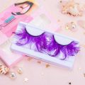 Dramatic Eyelash Extension Feather Eyelashes Extra Long Feather False Lashes Green Masquerade. 